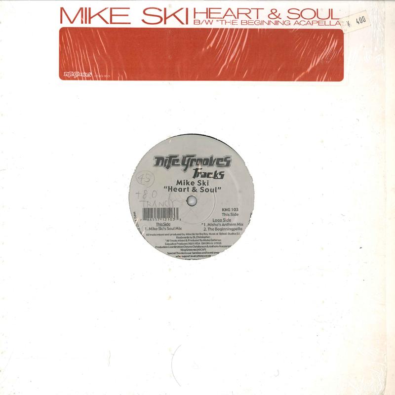 

12inch Record MIKE SKI - Heart & Soul / The Beginning KNG103 NITE GROOVES 1999 US Dance & Electronica Used