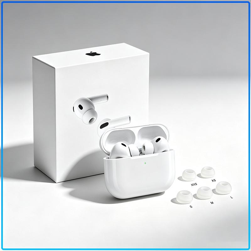 Ultimate Sound Experience AirPods Pro 3 Bluetooth Earbuds Built-in Noise Cancellation System IPX4 Daily Sweat Resistant Comfort Fit Wireless Earphones