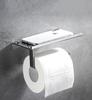 304 Stainless Steel Bathroom Tissue Holder Bathroom Cell Phone Holder Gold/Black Bathroom Cell Phone Holder Toilet Roll Holder