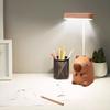 USB Charging Capybara Mini Night Light Folding Table Lamp Cute Learning Eye Lamps  Bedroom Use