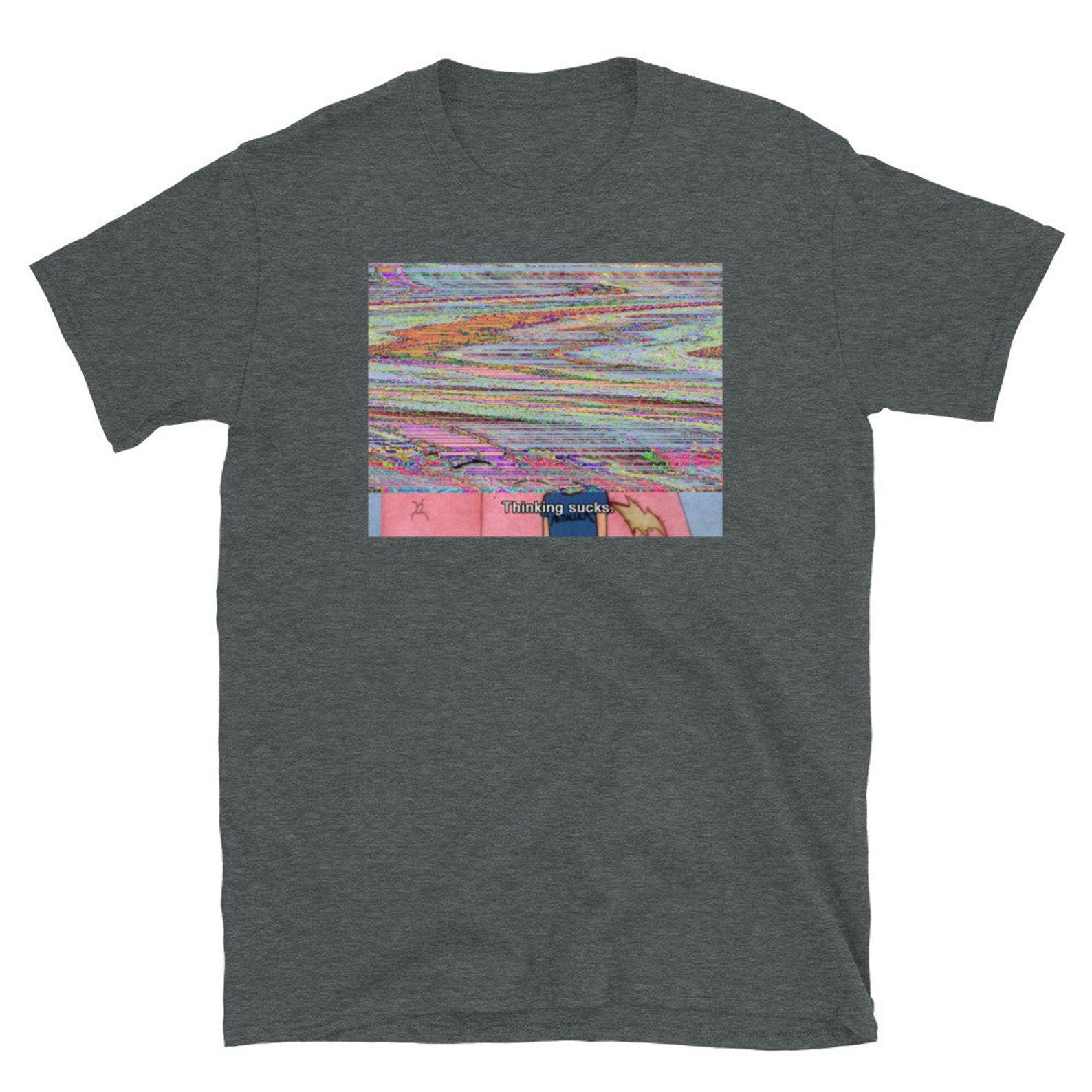 beavis and butt-head thinking sucks static tv T-Shirt S