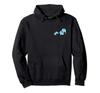 Cute Blue Origami Elephant Japanese Washi Folding Hoodie