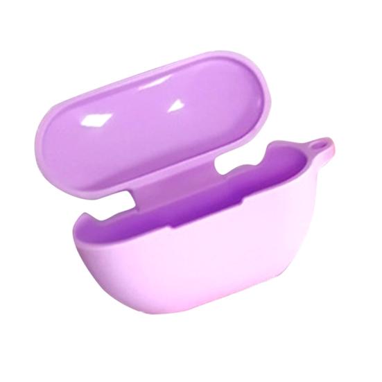 Силиконовый чехол, легкий, однотонный, противоударный светло-фиолетовый