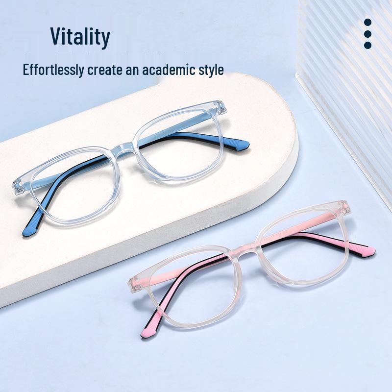 Children's Ultra-Light Pure Titanium Eyeglass Frame 99905T for Small Faces - Ideal for Student Myopia
