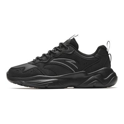 Cushioning Abrasion Resistant Breathable Low Top Casual Shoes Women's Black 922328815-5