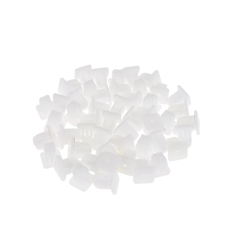 50 Stück Quadratische Auto-Befestigungselemente Auto-Stoßstangen-Clips Für Auto-Stoßstangen Push-Motorhauben-Kotflügel Auto-Türverkleidungs-Panel-Clips