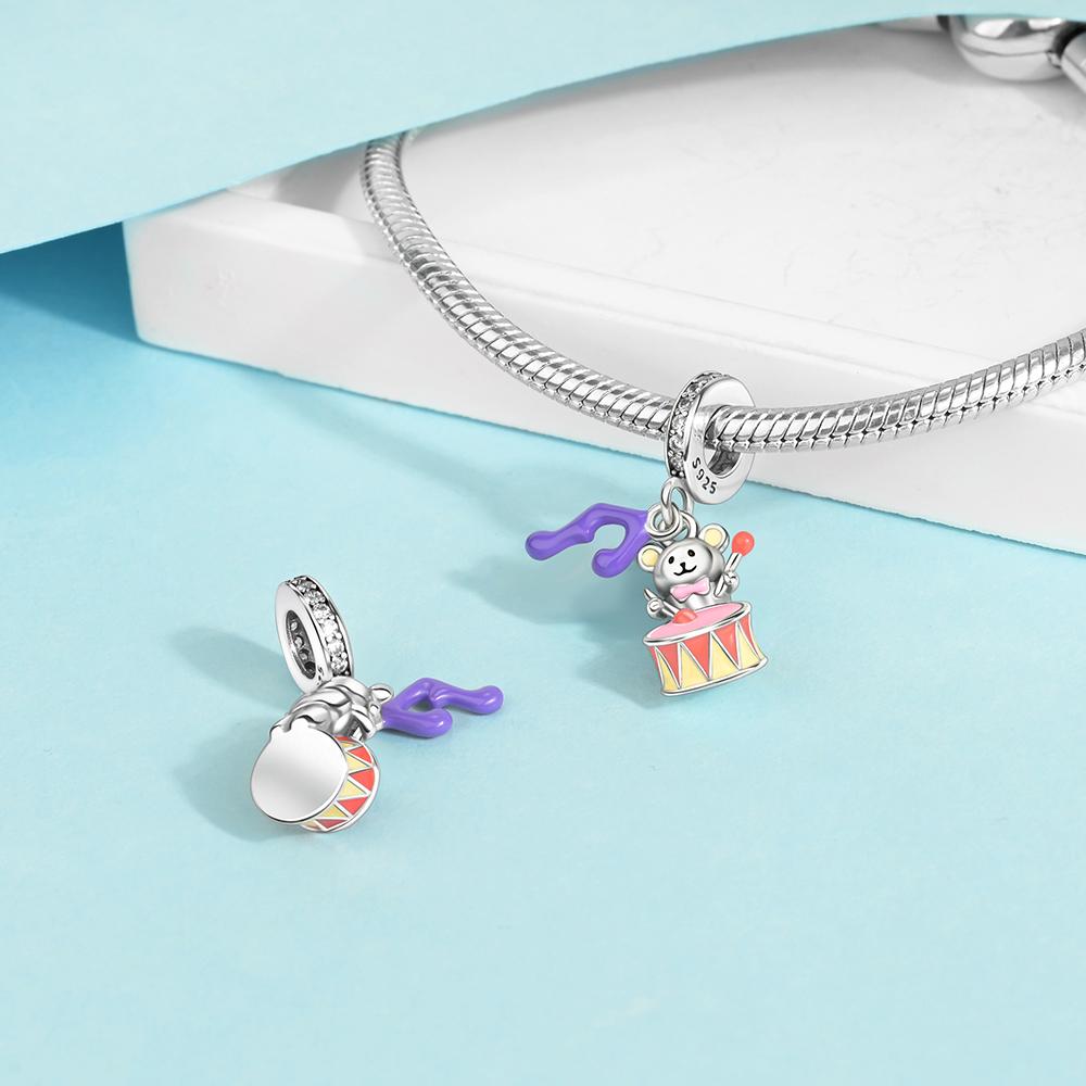 Charms Perlen Kupfer Grammophon Waldhorn Noten Schlagzeug Band Anhänger Perlen Passen DIY Armbänder Schmuck Geschenk