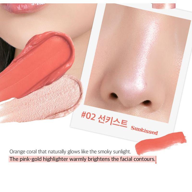 CORINGCO - Glow Touch Blush & Illuminator Stick - 2 Colors