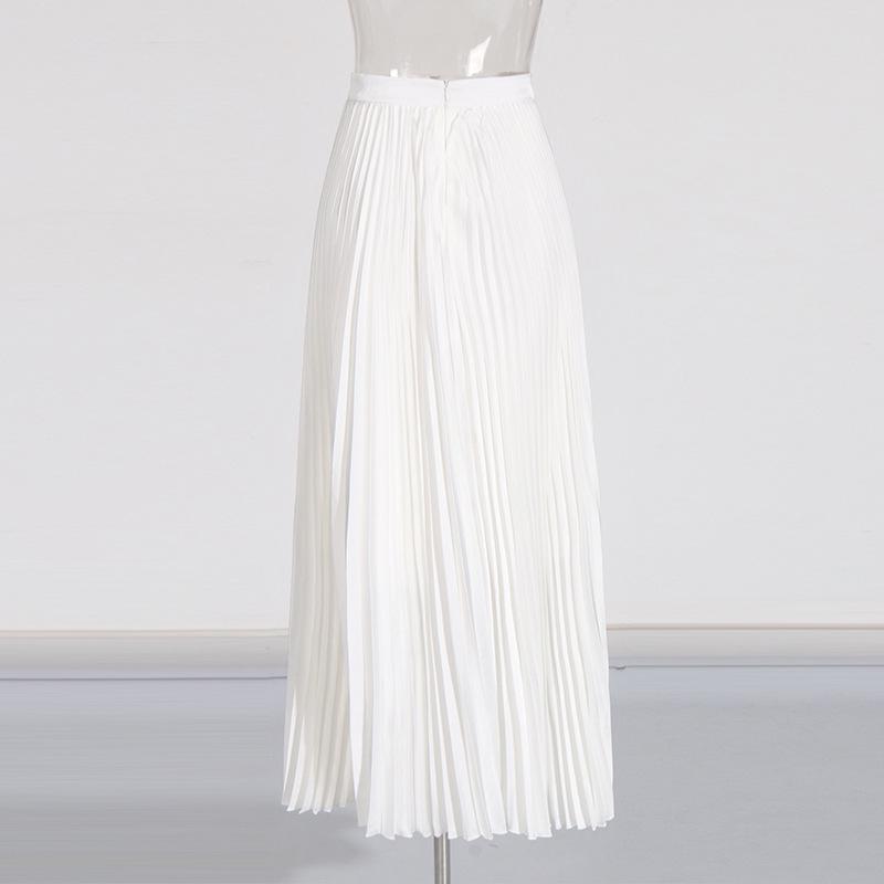 Elegantní oblek ve francouzském stylu: 2025 3D Vyšívaná bunda a Plisovaná sukně s vysokým pasem Dvoudílný