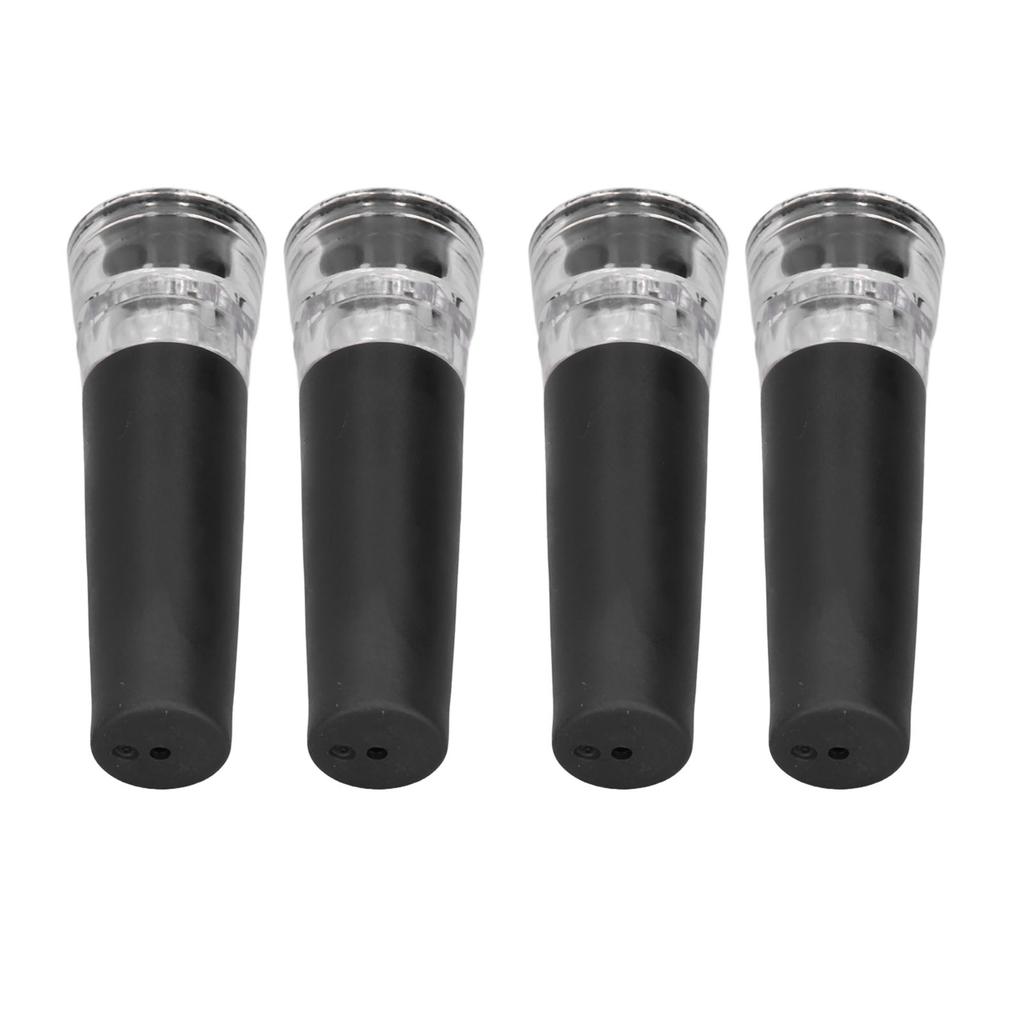 4 st Vakuumvinstoppar Saktar ner oxidationen Bevarar färskheten Läcksäkra Hållbara Återanvändbara Vinflaskproppar