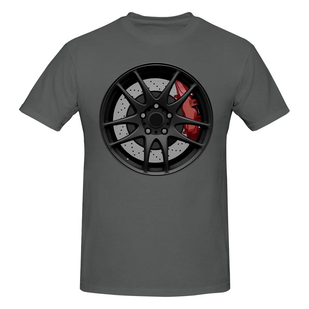 Funny Matte Black Jdm Wheel Design Unisexs Printed Tshirt Unisex T Shirtshirt