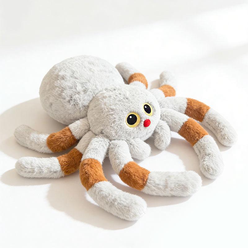 Spider Plush Toy, Funny Prank Doll, Cute Stuffed Animal, Birthday Gift, Halloween Decoration, Realistic Spider Toy