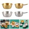 Metal Salad Bowls Restaurant Seasoning Bowl Food Container Noodles Bowl Condiment Container for Camping, Hiking, Picnic