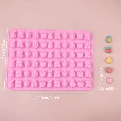 Gummiartige Silikon-Schokoladenform mit Tropfer, DIY-Dinosaurier-Bär-Herz und Mini-Donuts, Valentinstag-Party-Backform