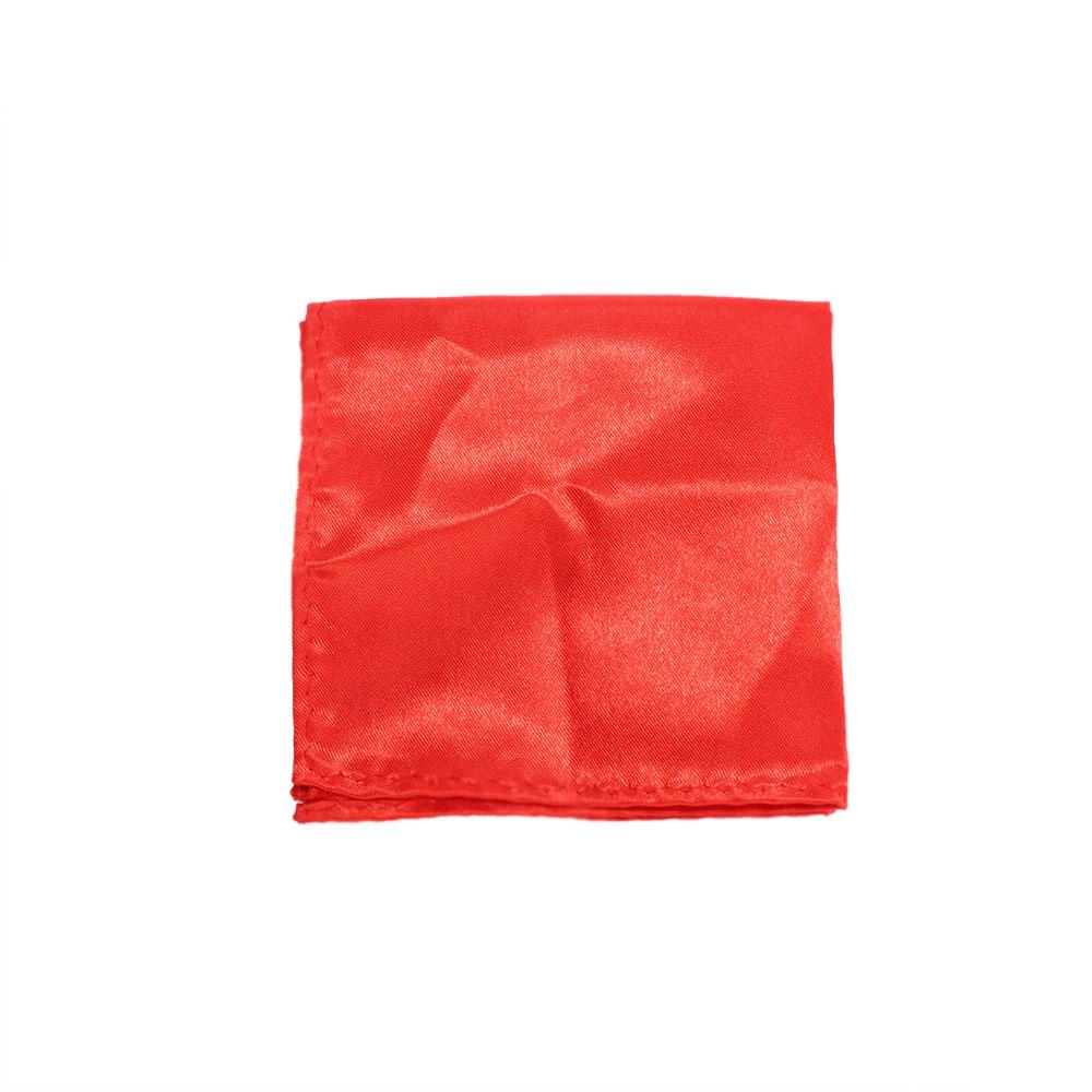 Plain 15 Color Solid for Wedding Dress Party Men Satin Plain Pocket Square Silk Hanky Handkerchief