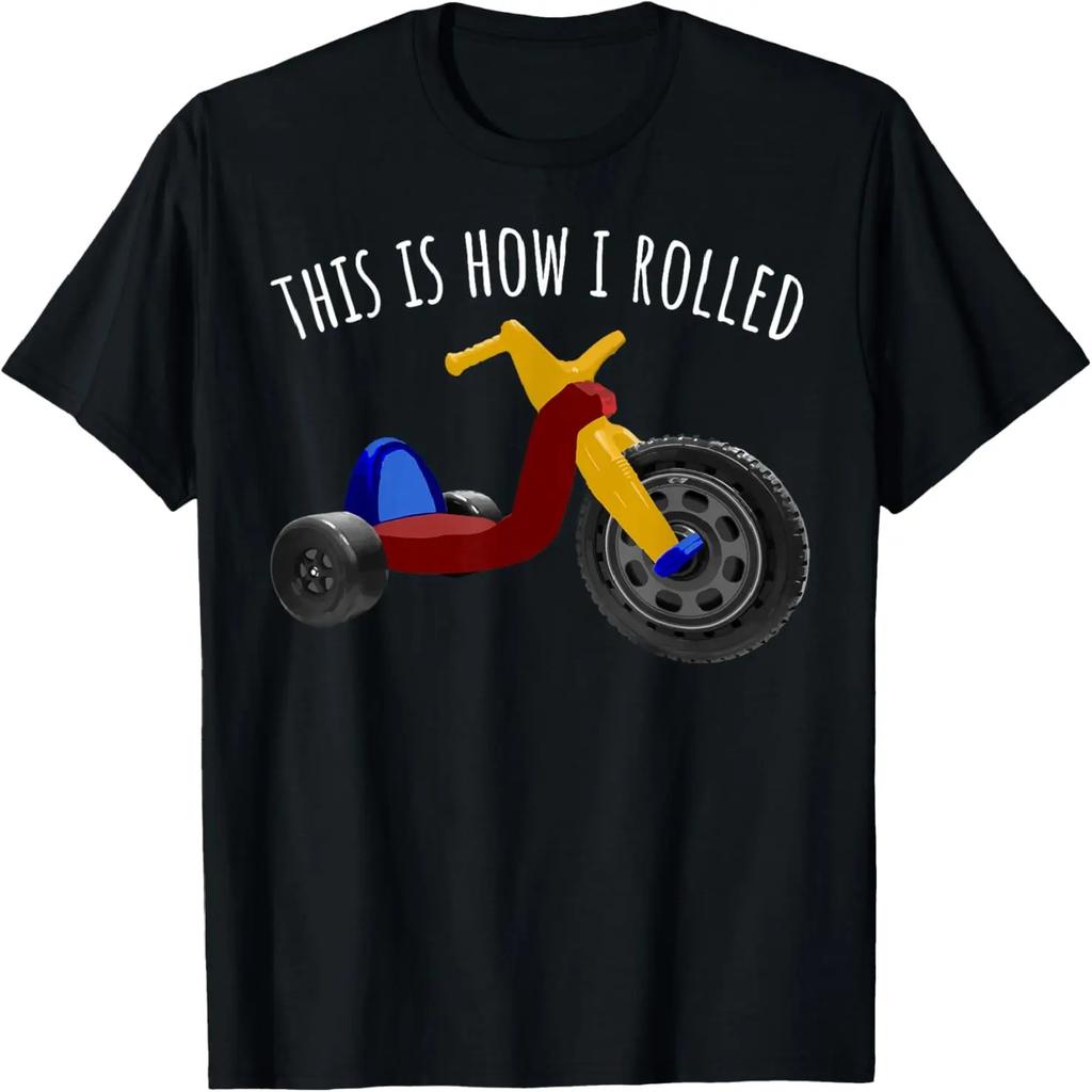 Nostalgic Love 70s 80s Vintage Retro Toys Big Tricycle Wheel T-Shirt