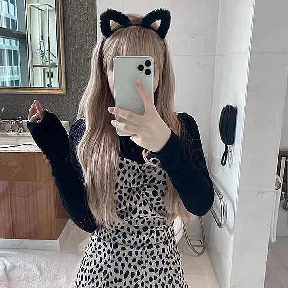 Hair Hoop Birthday Party Cat Ears Women Accessories Make Up Korea Style Headband Plush Hair Band