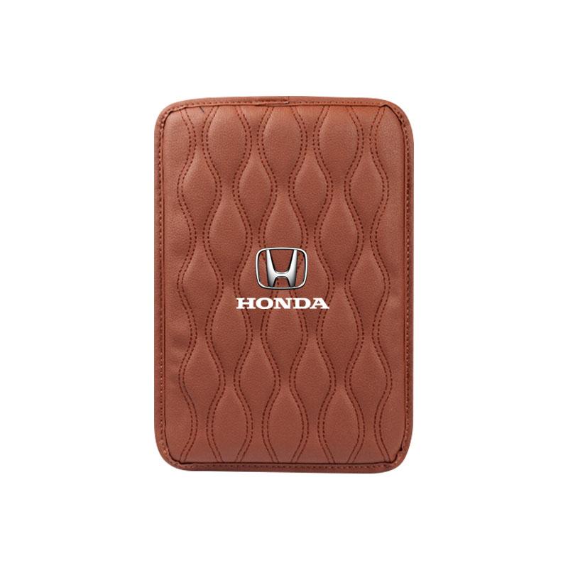 Car Center Console Cover Armrest Box Cover Pad Auto Armrest Seat Box Cover for Honda Civic XR-V HR-V Brv City Accord Odyssey Spirior CRV CRX CRZ