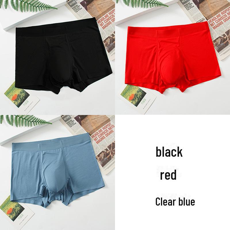 Pánské modální bezešvé bílé boxerky, antibakteriální a prodyšné, mládežnický styl, balení 60 kusů