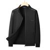 MONTAGUT Men's Warm Stretchy Stand-Collar Sweatshirt Jacket