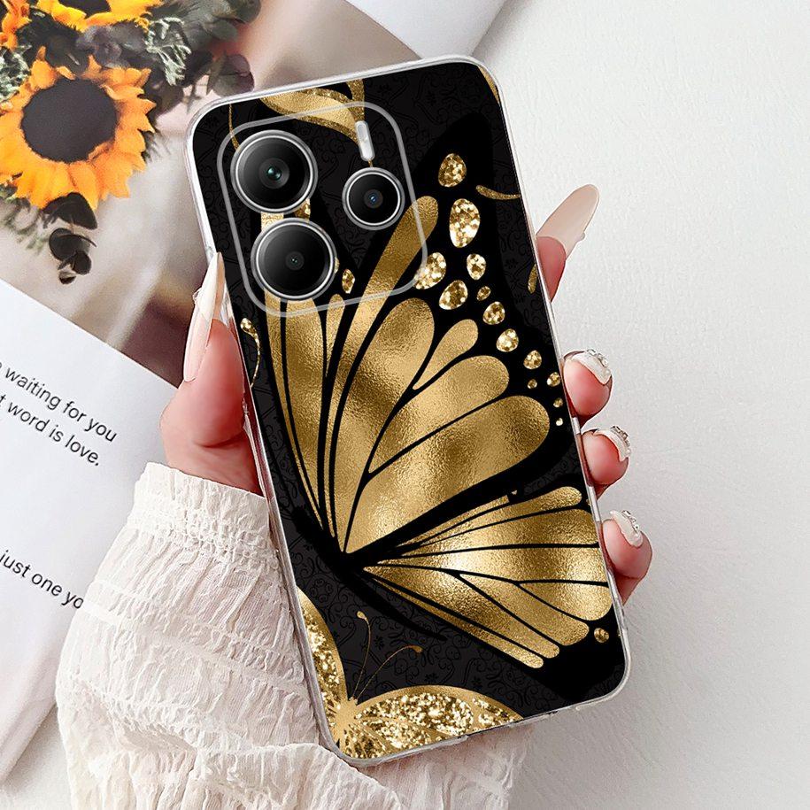 For Cover Xiaomi Redmi Note 14 4G Phone Case Luxury Marble Machine Soft Silicone Slim TPU Funda For Redmi Note 14 4G Note14 Capa
