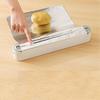 Magnetic Refillable Plastic Wrap Dispenser With Cutter Kitchen Wrap Dispenser For Cutting PP Wrap, Aluminum Foil, Wax Paper