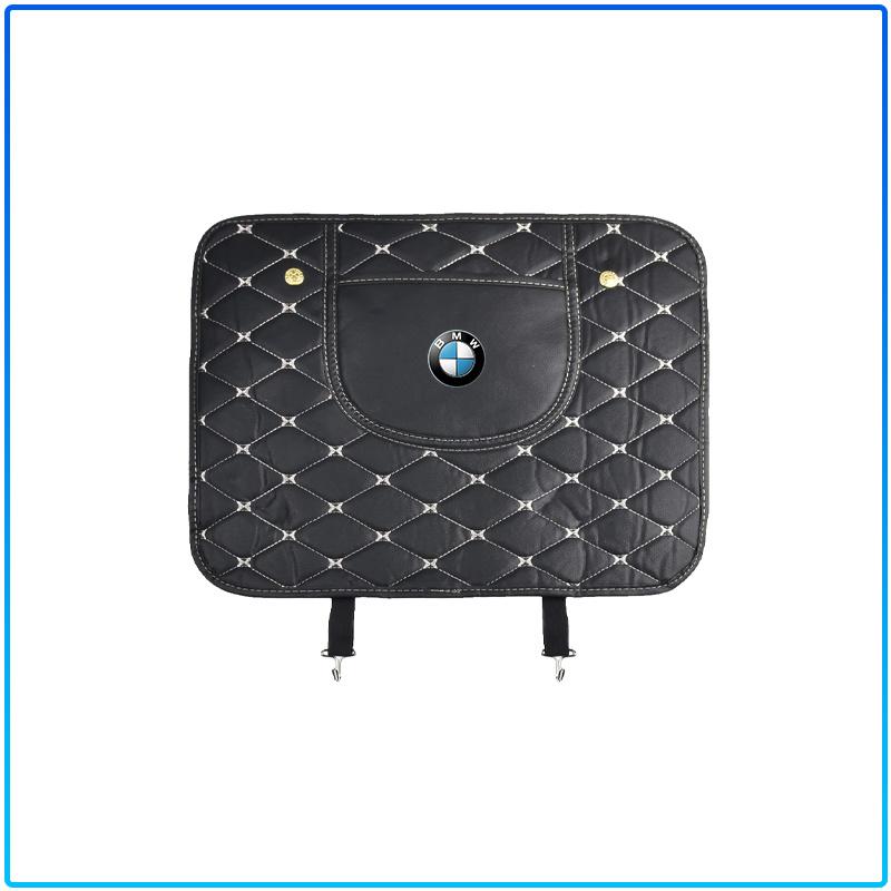 Car Anti-kick Pad Interior Pu Leather Auto Seat Back Protector Pads For BMW M Performance 1 3 5 7 Series M3 M4 M5 M6 X1 X3 X5 X6 X7 E30 E34 E36 E39 E4