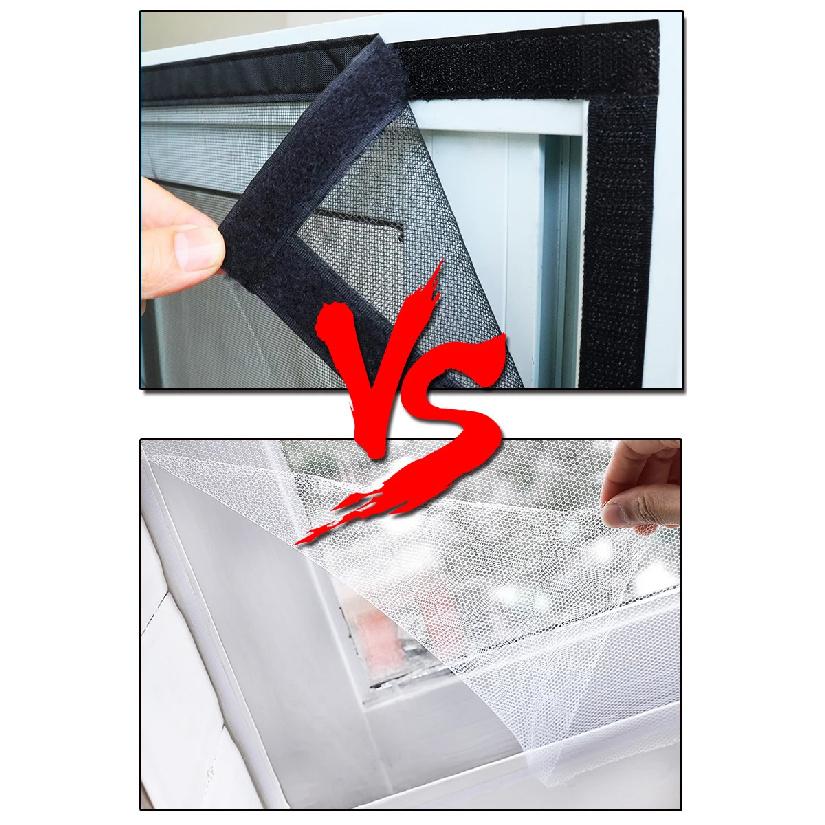 Mosquito Nets for Window,anti-mosquito window screens,Mesh Anti Insect Air Tulle Invisible Black Fiberglass Mosquitoes and Flies
