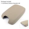 Beige Leather Armrest Centre Console Lid For Honda Accord 2008-2012