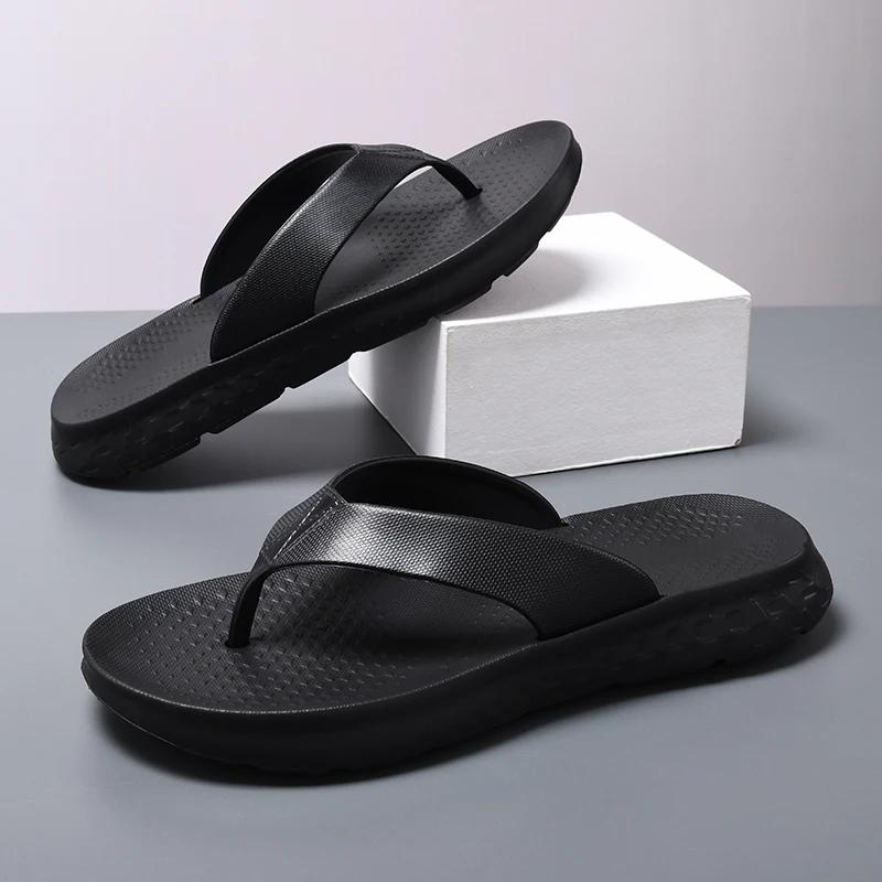 Fashion 2025 New Summer Shoes Men Slippers All-match Beach Slippers Outdoor Anti-slip Mens Flip Flop Sandals Male Casual Sandals