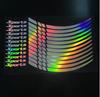 Reflective Sport Wheel Stickers for 18-21 Inch Car/Motorcycle Wheels (J100)