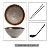 Japanese and wind creative ceramic bowl household instant Bowl Noodle Ramen Hat Household Commercial Salad