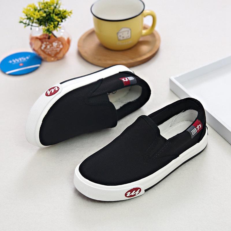New Arrival Children's Shoes Canvas Shoes Children's Sports Shoes Boys and Girls Student Shoes Slip-on Sneakers
