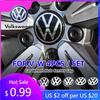 2026 Hot For Volkswagen VW 4pcs 55mm 56mm 65mm 63mm Car Styling Wheel Center Cap Hub Covers Badge Accessories For VW Volkswagen
