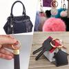 [Rinimie] 10pcs Round Carabiner Keychain Circle Key Ring Inner Diameter