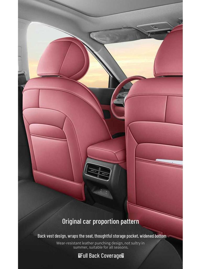 Nissan Teana All-Season Fully Enclosed Seat Covers, Fits 26 Models - Hongmeng Cockpit Interior Cushions