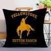 Yellowstone Dutton Ranch Pillow Cover for Bedroom Room and Living Room Sofa Decorative Cushion Cover