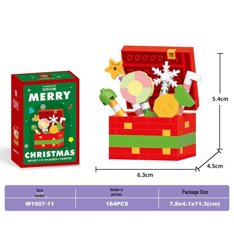 Santa Claus Micro Bricks Educational Toy - Compatible with LEGO, Building Blocks for Kids