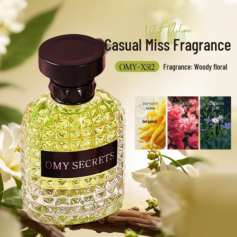 Adventure Miss Donna Rose Perfume: Long-lasting Light Fragrance with Stylish Rivet Design