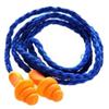 10PCS Tapered Insulation Earplug Corded Ear Plugs Silicone Noise Earplug  for Abatement Noise