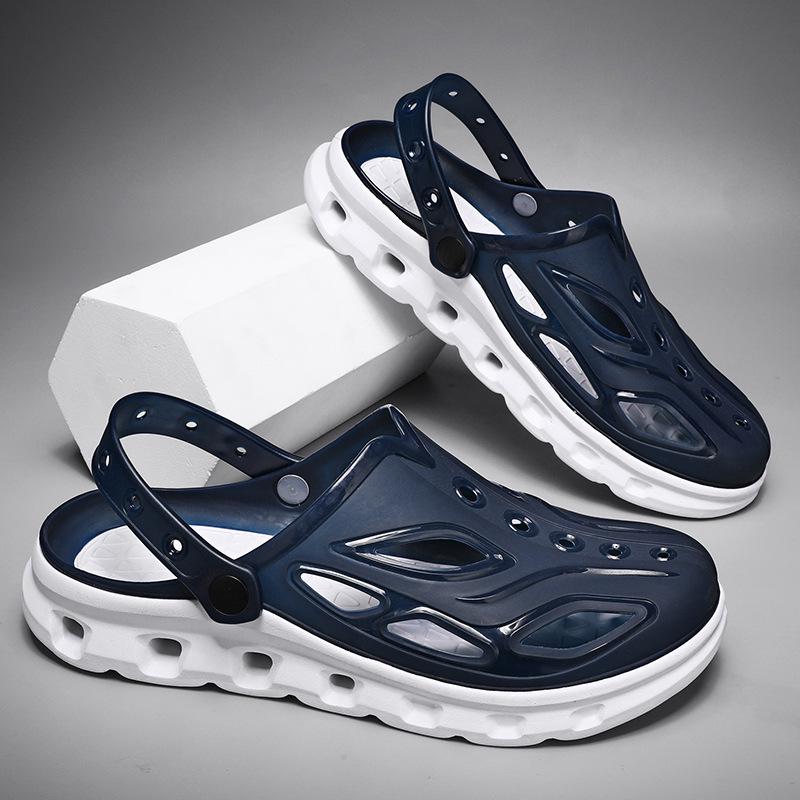 Men's Summer Trend Thick-Soled Outdoor Non-Slip Closed-Toe Casual Beach Shoes