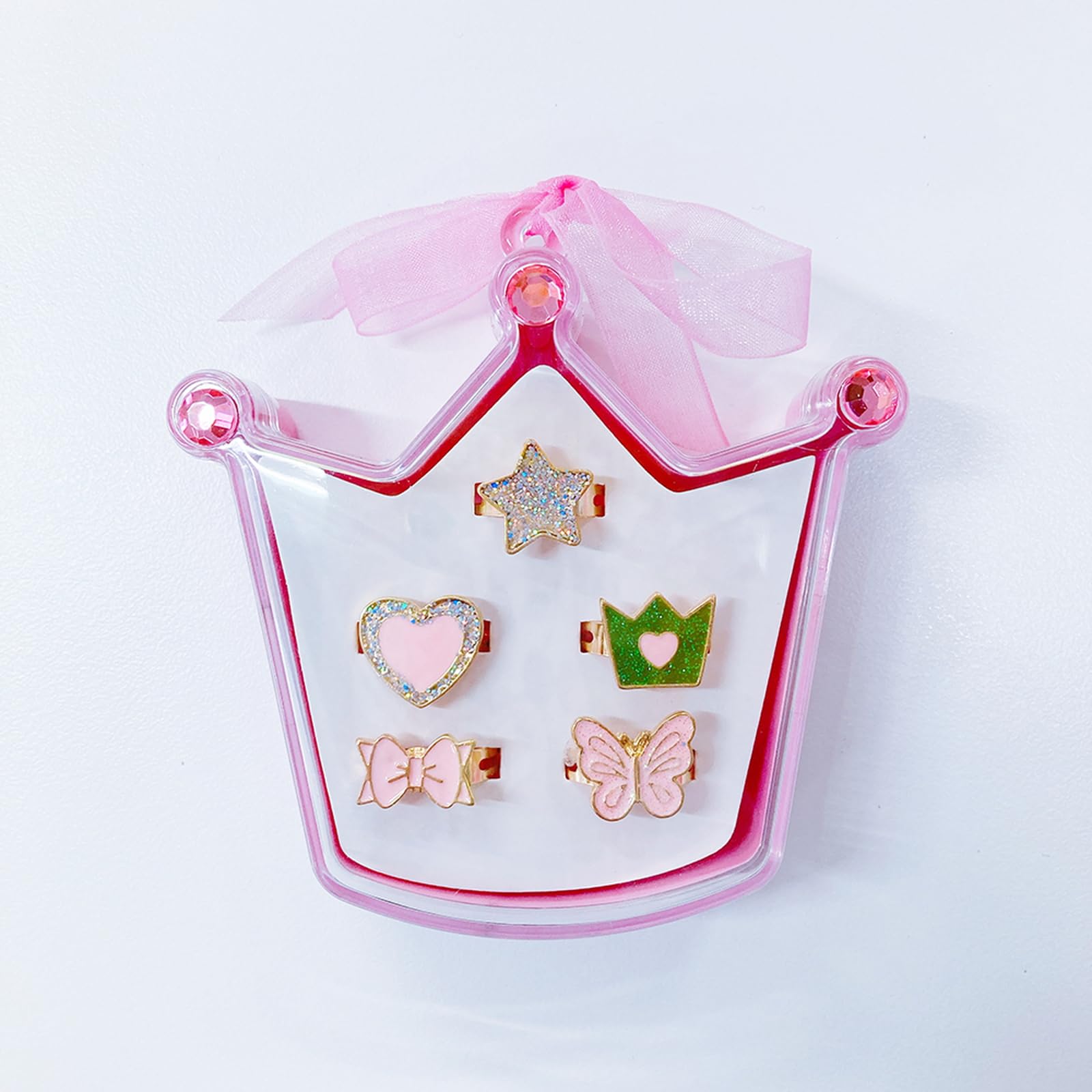 

Princess Ring Set of 5 Q8577 [Minacute]