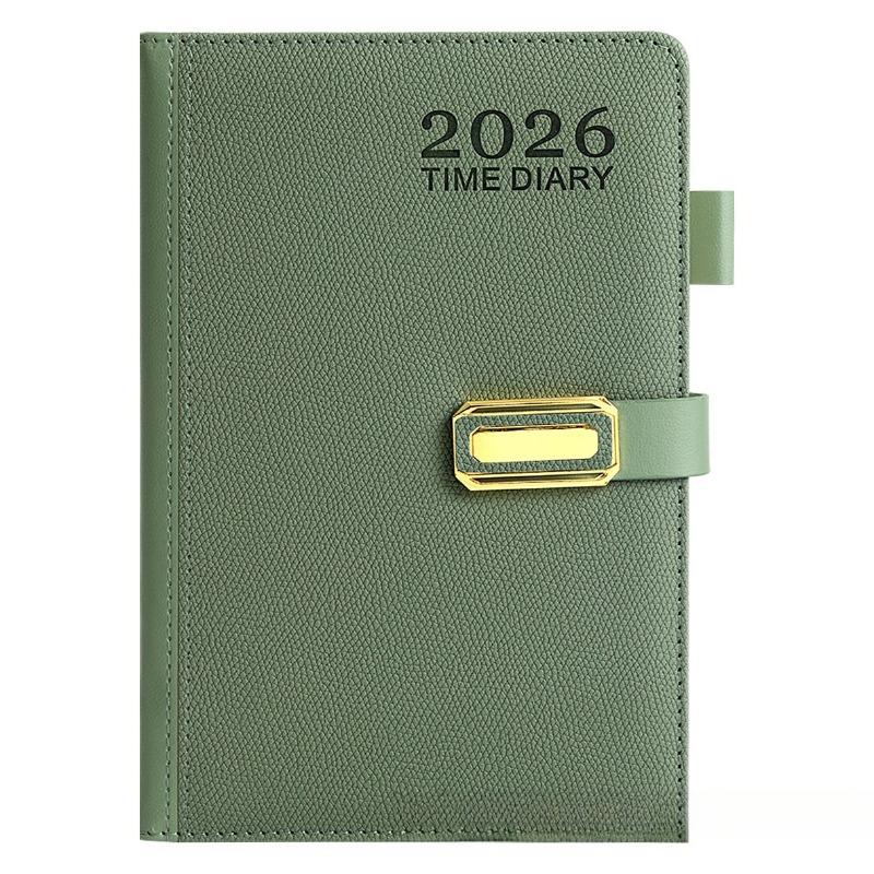 1PC 2026 Cross-border English Spanish Schedule Book Time Planner Thickened 365 Days Daily One Page Notepad