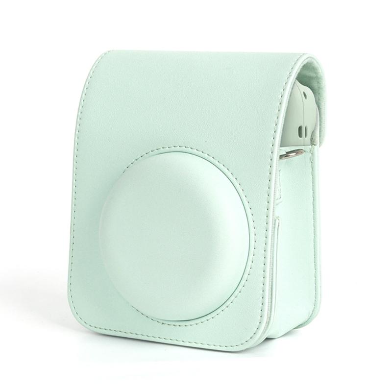 Camera Case PU Leather Soft Silicone Cover Bag for  Polaroid Film Camera Bag w/Shoulder Strap