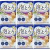 [Bulk Purchase] Milk Soap Kyoshinsha Oyu Monogatari Luxury Awa Toro Bath Fee Sleeping Aroma Fragrance 30g X 6 Pieces