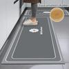 Diatomite Kitchen Mat Foot Mats Super Absorbent Kitchen Rug Long Bedside Area Rugs Carpet Anti Slip Bathroom Kitchen Accessories