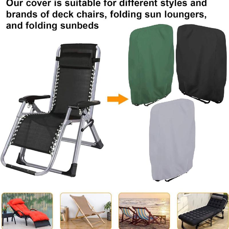 Folding Chair Cover Outdoor Waterproof Dustproof Uv Resistance For Garden And Patio Use