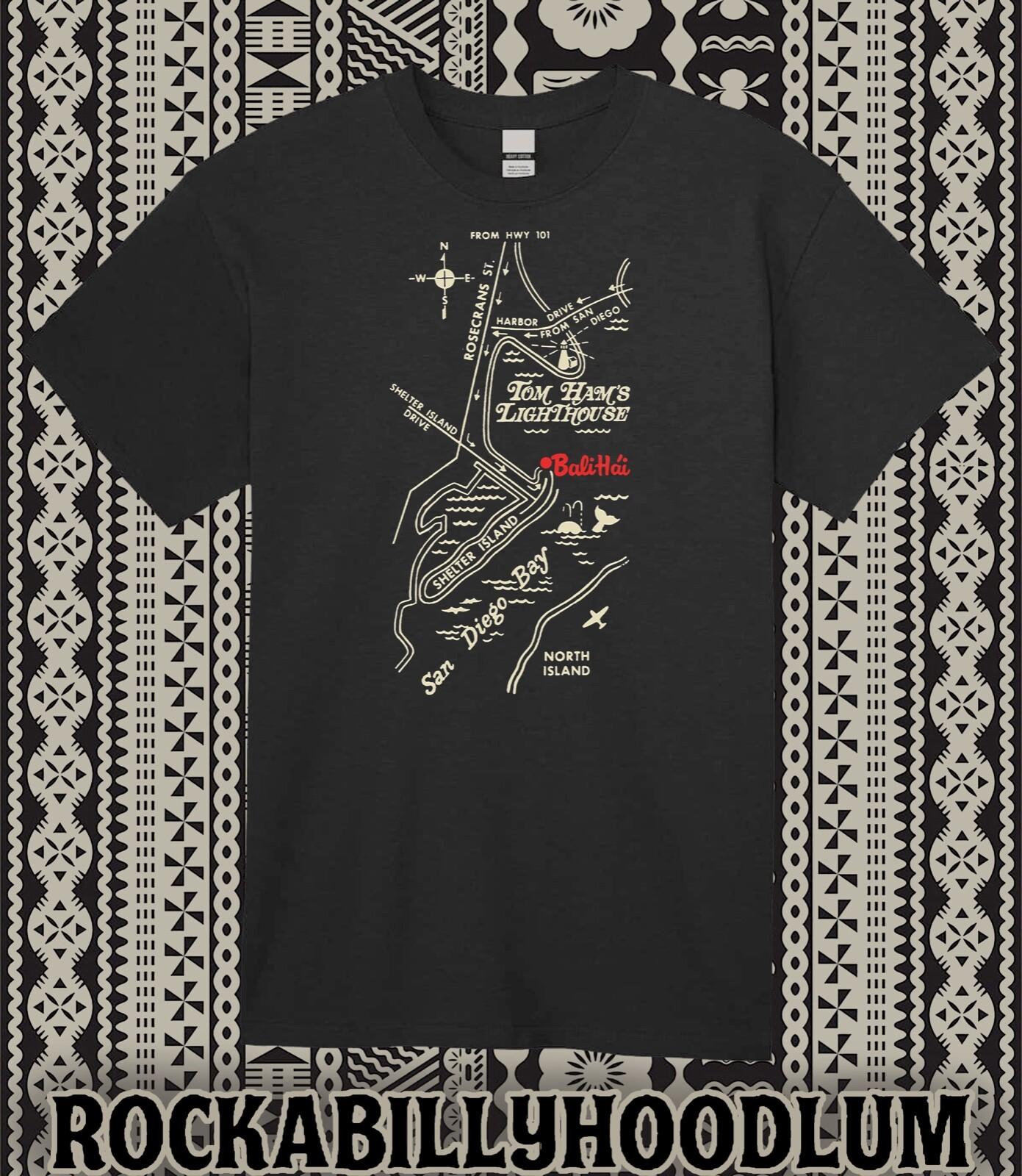 Retro Tiki Art Tee T Shirt Cotton Mug Bar Restaurant Nostalgia Bali Hai CA XXXXL