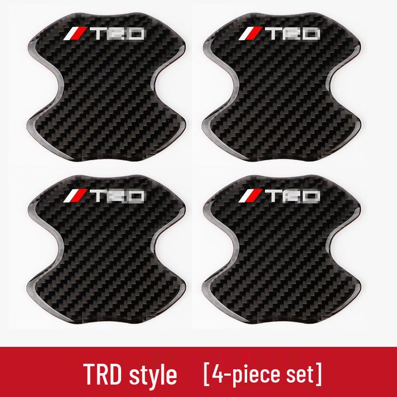 Hot Seller: Trendy Unlimited Carbon Fiber Car Anti-Scratch Door Bowl Sticker