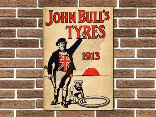 

John Bulls Tyres Metal Wall Sign Garage Sign Wall Plaque F Man Cave Bar OfficeAluminumtin sign 20x30cm（7.8x11.8inch）